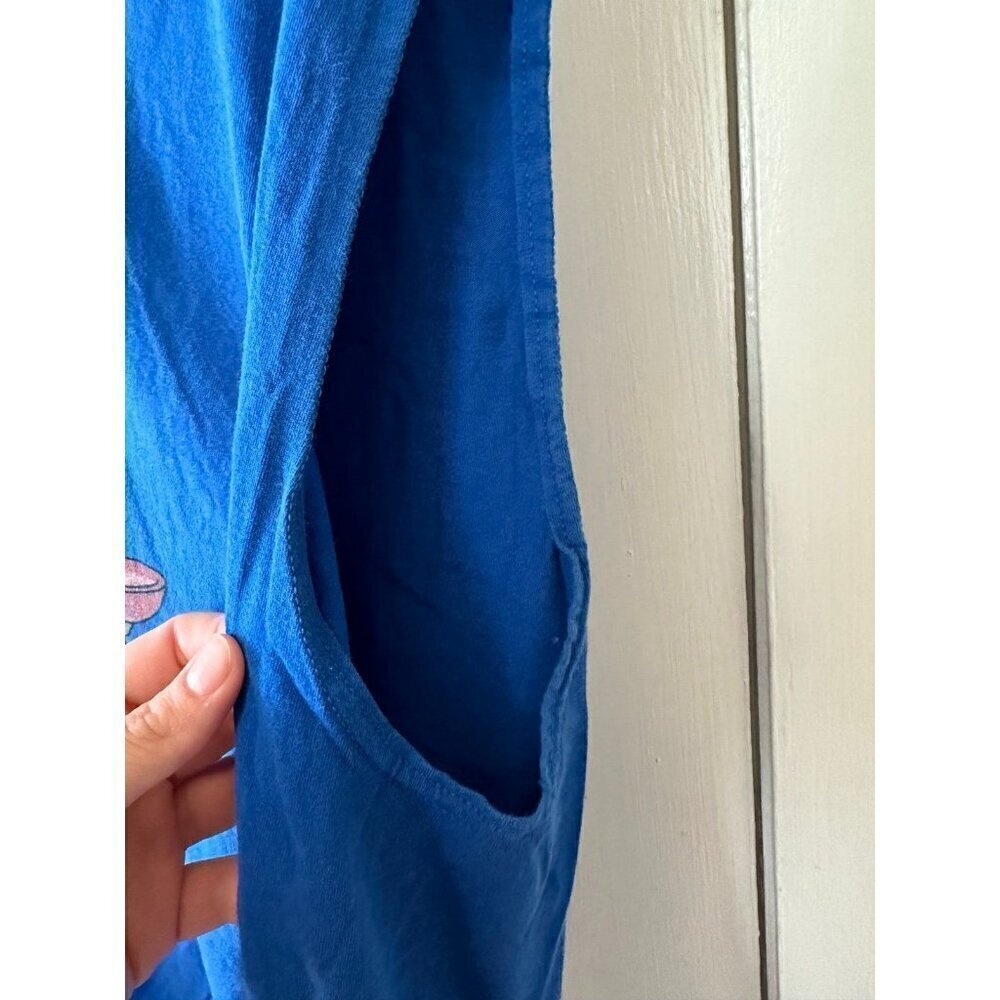 Men’s size x-large Blue Tank top chef shirt - Picture 4 of 6